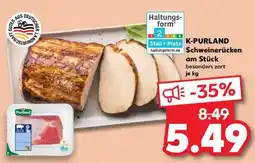 Kaufland K-PURLAND Schweinerücken am Stück Angebot