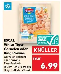 Kaufland ESCAL White Tiger Garnelen oder King Prawns Angebot