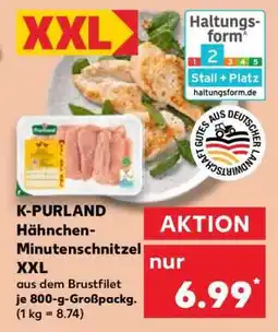 Kaufland K-PURLAND Hähnchen-Minutenschnitzel XXL Angebot