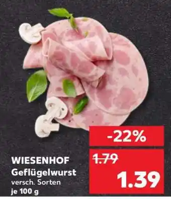 Kaufland WIESENHOF Geflügelwurst Angebot