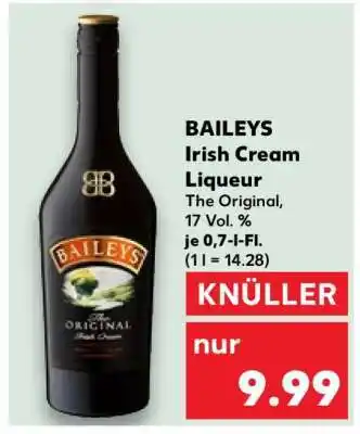 Kaufland Baileys Irish Cream Liqueur Angebot