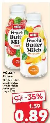 Kaufland MÜLLER Frucht- Buttermilch Angebot