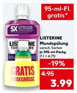 Kaufland LISTERINE Mundspülung Angebot