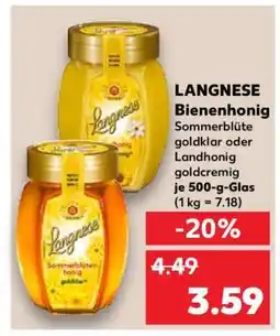 Kaufland LANGNESE Bienenhonig Angebot
