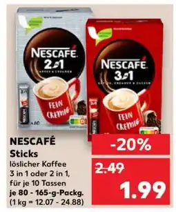 Kaufland Nescafé Sticks Angebot
