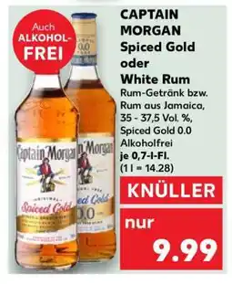 Kaufland CAPTAIN MORGAN Spiced Gold oder White Rum Angebot