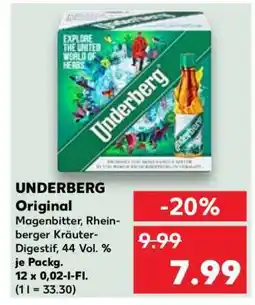 Kaufland UNDERBERG Original Angebot
