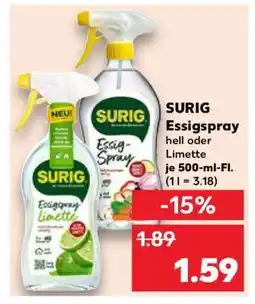 Kaufland SURIG Essigspray hell oder Limette Angebot