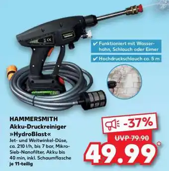 Kaufland HAMMERSMITH Akku-Druckreiniger HydroBlast Angebot