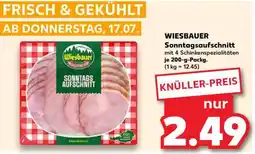 Kaufland WIESBAUER Sonntagsaufschnitt Angebot