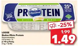 Kaufland Quäse-Minis Protein Angebot