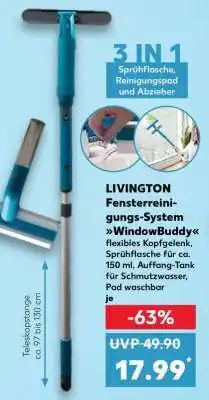 Kaufland LIVINGTON Fensterreinigungs-System WindowBuddy Angebot