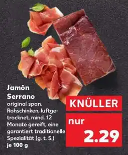 Kaufland Jamón Serrano Angebot