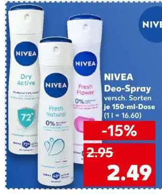 Kaufland Nivea Deo Spray Angebot