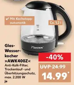 Kaufland Glas-Wasserkocher AWK400Z Angebot