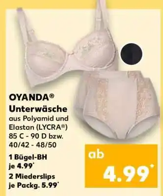 Kaufland OYANDA Unterwäsche Angebot