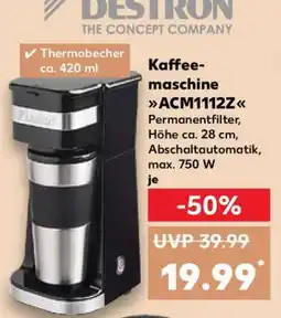 Kaufland Kaffeemaschine ACM1112Z Angebot