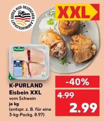 Kaufland K-PURLAND Eisbein XXL Angebot