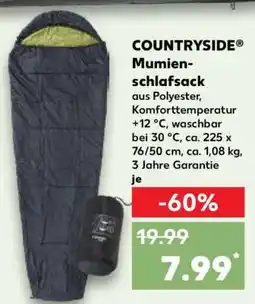 Kaufland COUNTRYSIDE Mumienschlafsack Angebot