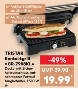 Kaufland TRISTAR Kontaktgrill GR-7908KL Angebot