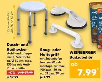 Kaufland Dusch- und Badhocker Angebot