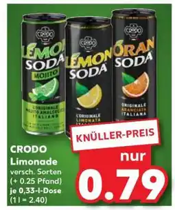 Kaufland CRODO Limonade Angebot