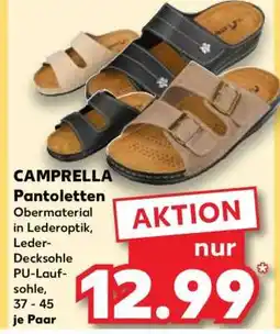 Kaufland CAMPRELLA Pantoletten Angebot
