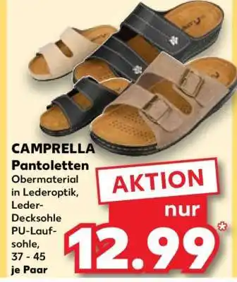 Kaufland CAMPRELLA Pantoletten Angebot