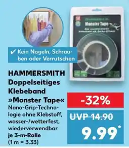 Kaufland HAMMERSMITH Doppelseitiges Klebeband Monster Tape Angebot