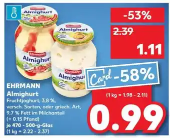 Kaufland EHRMANN Almighurt Angebot