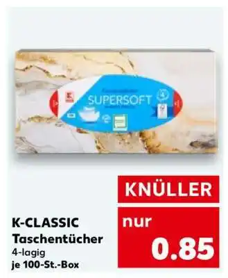 Kaufland K-CLASSIC Taschentücher Angebot