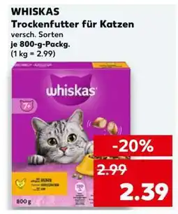 Kaufland WHISKAS Trockenfutter für Katzen Angebot