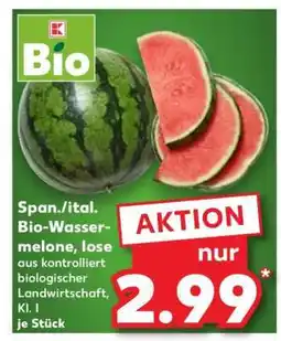 Kaufland Span./ital. Bio-Wassermelone, lose Angebot