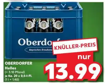 Kaufland Oberdorfer Helles Angebot