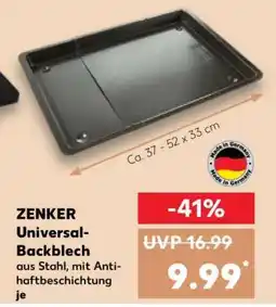 Kaufland ZENKER Universal-Backblech Angebot