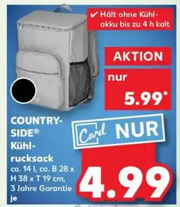 Kaufland COUNTRY-SIDE Kühlrucksack Angebot