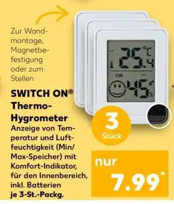 Kaufland SWITCH ON Thermo-Hygrometer Angebot