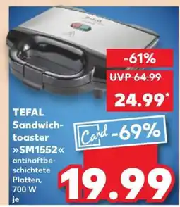 Kaufland TEFAL Sandwichtoaster SM1552 Angebot