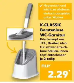Kaufland K-CLASSIC Borstenlose WC-Garnitur Angebot