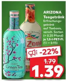Kaufland ARIZONA Teegetränk Angebot