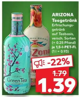 Kaufland ARIZONA Teegetränk Angebot