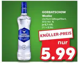 Kaufland GORBATSCHOW WODKA Angebot