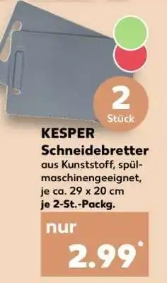 Kaufland KESPER Schneidebretter Angebot