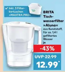Kaufland BRITA Tischwasserfilter Aluna Angebot