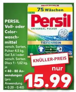 Kaufland PERSIL Voll- oder Colorwaschmittel Angebot