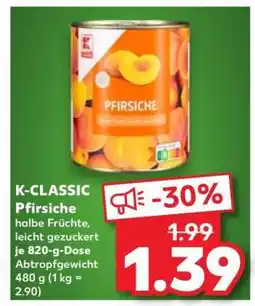 Kaufland K-CLASSIC Pfirsiche Angebot