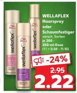 Kaufland WELLAFLEX Haarspray oder Schaumfestiger Angebot