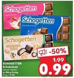 Kaufland SCHOGETTEN Schokolade Angebot