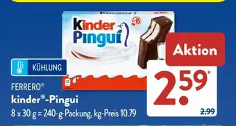 Aldi Süd KINDER Pingui Angebot
