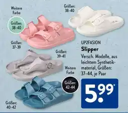 Aldi Süd UP2FASHION Slipper Angebot